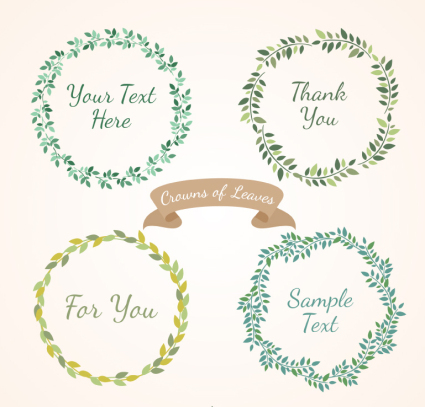 4 green tree branch