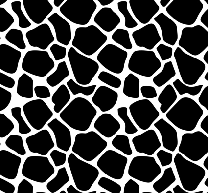 Black and white cows grain background vector material
