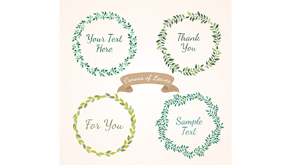 4 green tree branch