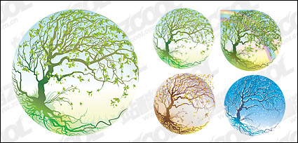 seasons vector