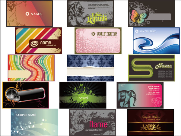 Vector card trend