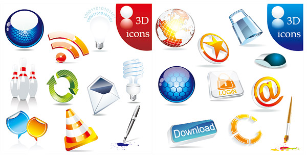 Vector icon texture sets of strong material