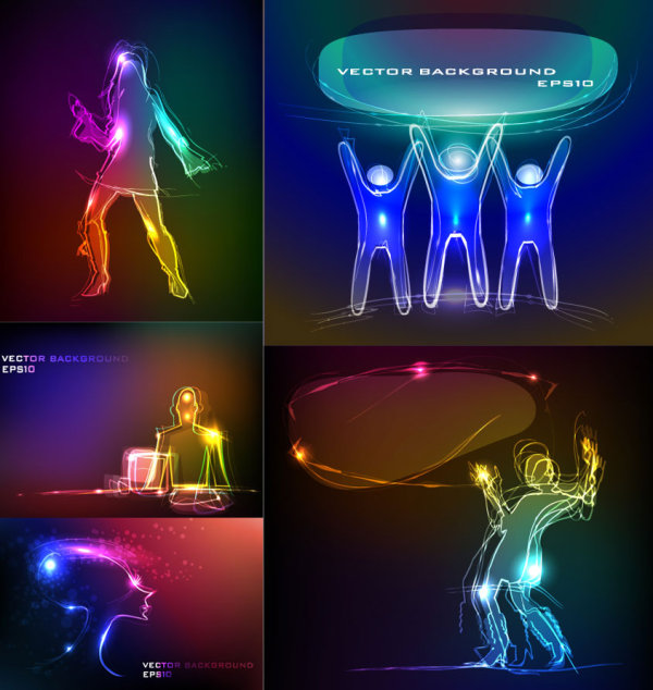 Material composition of the task light vector
