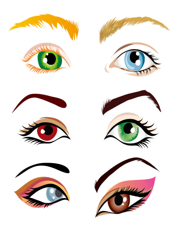 Vector - beautiful eyes