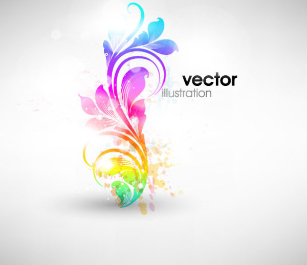 Symphony fashion pattern vector material -5