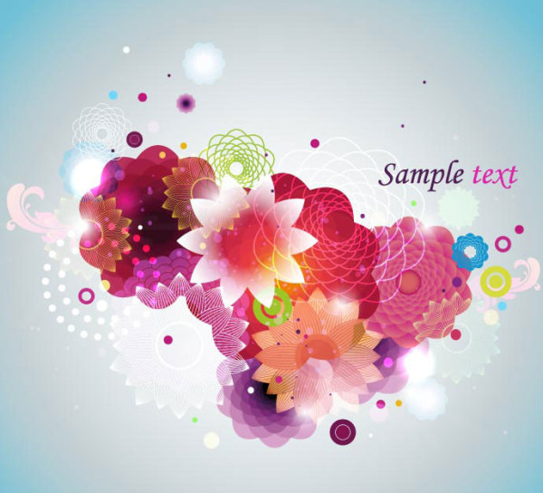 Colorful patterns of fashion 01 - vector
