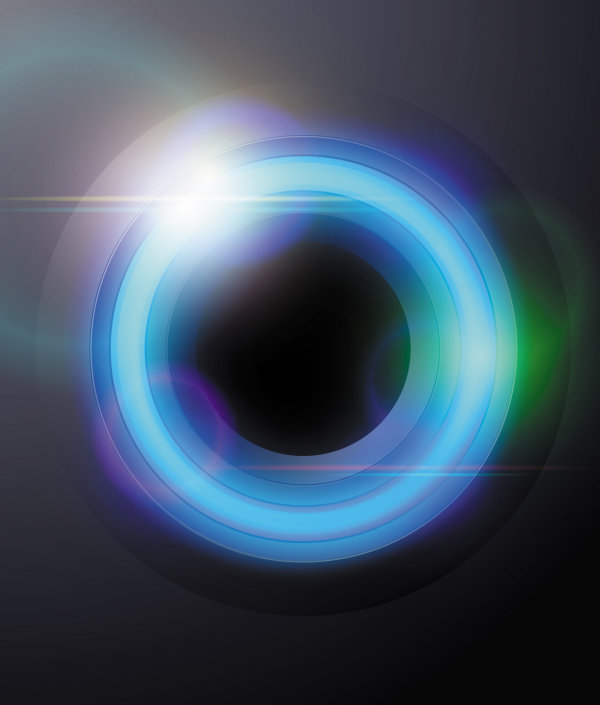 Cool halo background vector material -4