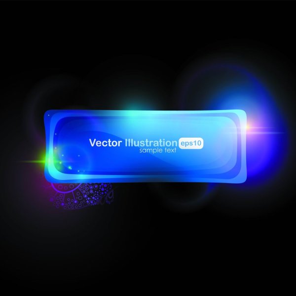 Cool halo background vector -1