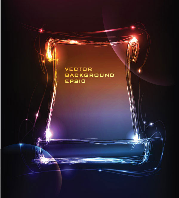 Light frame composed of vector material -2