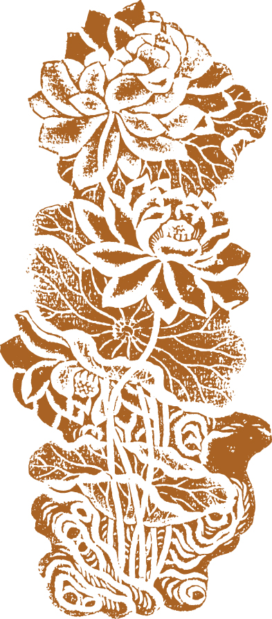 Classical traditional lotus pattern vector