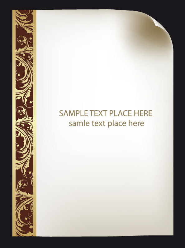 European gorgeous border 05-- vector material