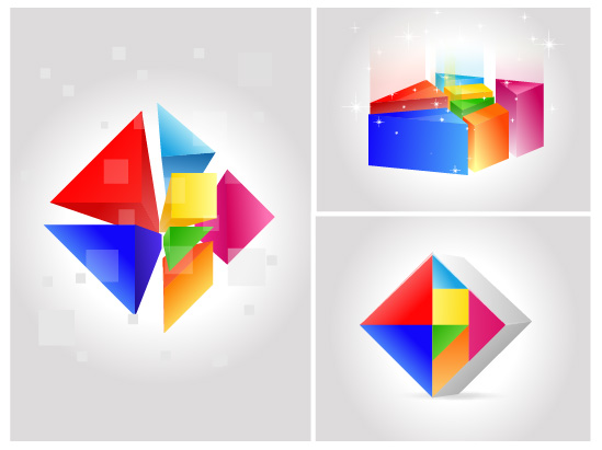 Seven color changing vector material