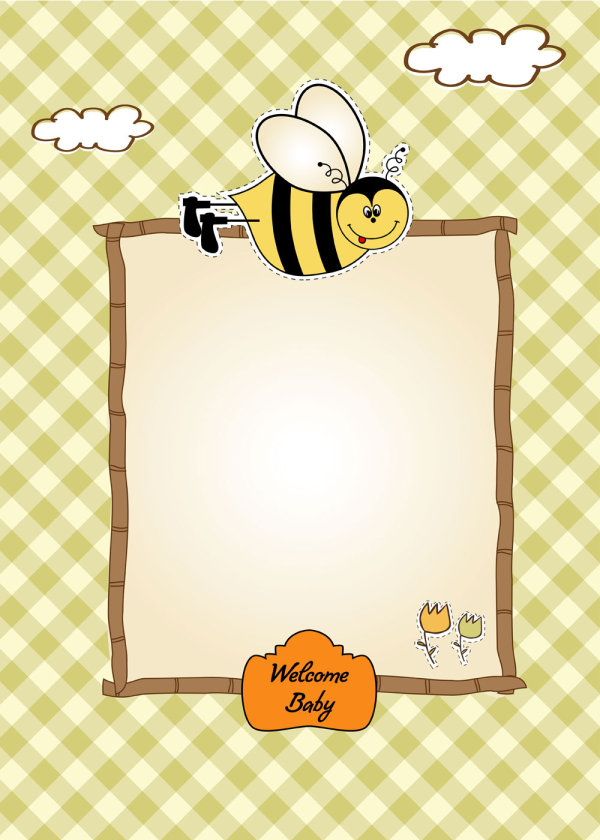 Cartoon animals stationery 02 - vector