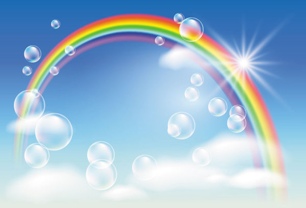 Cartoon Rainbow 04 - vector