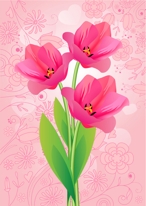 Tulip vector