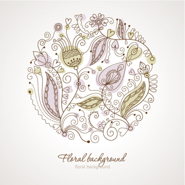 Fine background pattern 03 - vector