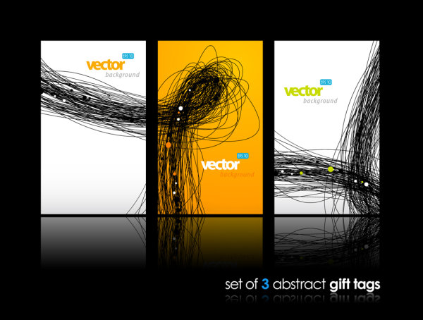 Line elements of the cover - vector material