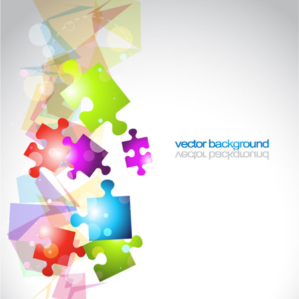 Fashion puzzle 04 - vector material