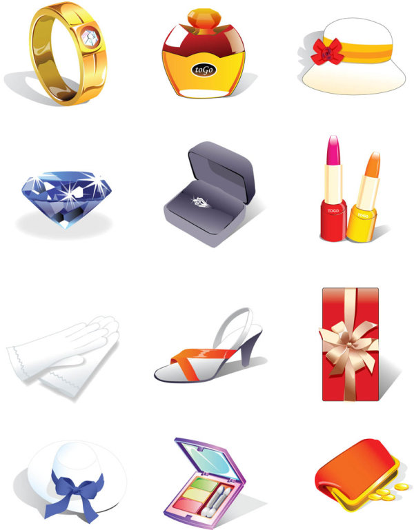 Decorative icons - vector