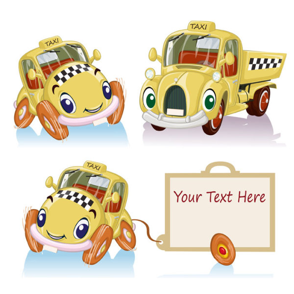 Cartoon racing 03 - vector material
