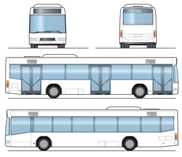 Passenger cars vector material - 04