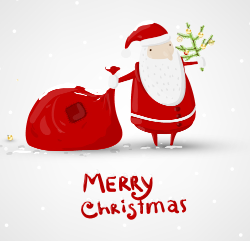 Exquisite Christmas illustrator 05 - vector material