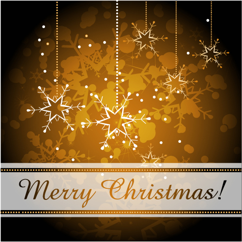 The gorgeous Christmas background 04 - Vector material