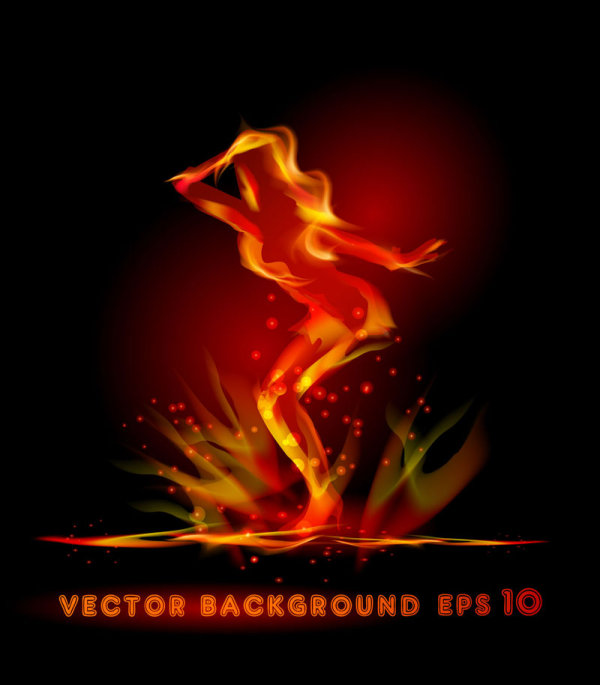 Flame effects 05 - vector material