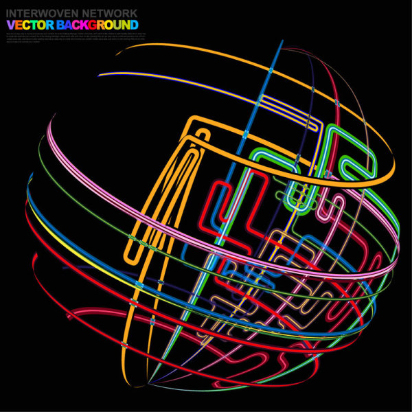 The commercial dynamic flow line 04 - vector material