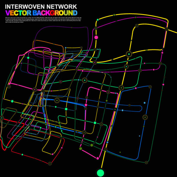 The commercial dynamic flow line 05 - vector material