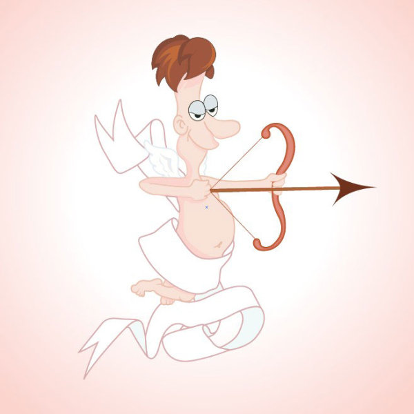 Cartoon Love Theme 03 - vector material