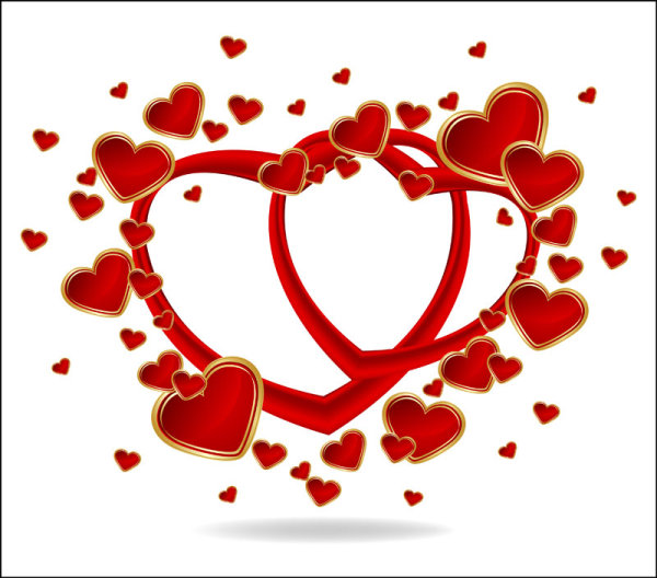 Heart to Heart - vector material
