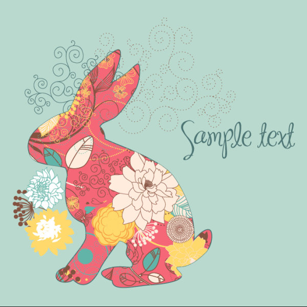 Cartoon pattern - vector material