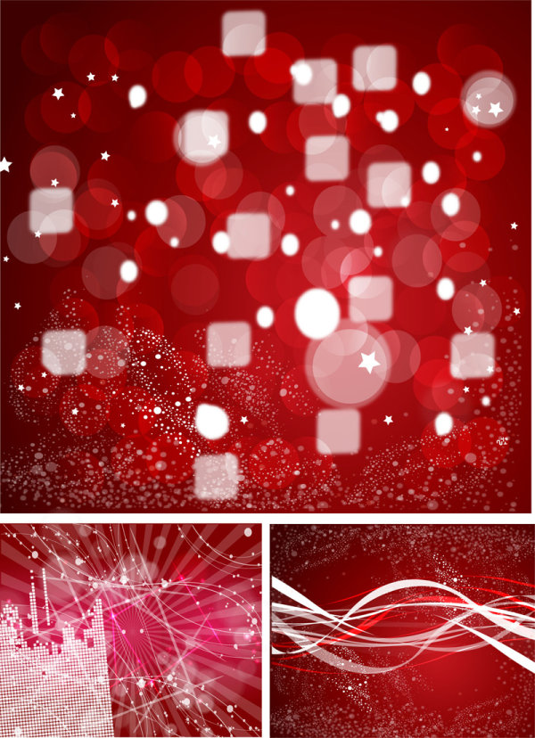 The dynamic the halos background - vector material