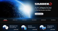Technologies theme of the flash + xhtml page template