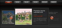 Exquisite European-style Web site templates psd + fla source file
