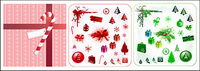 Christmas theme of the material