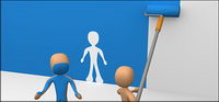 3D Tu little paint picture material