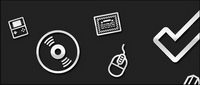 Simple lines of a number of practical small icon vector material