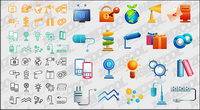 Simple vector icon female color material-3