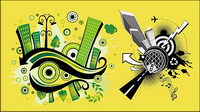 Vector illustration of urban material