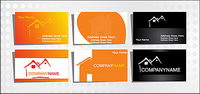 card template vector material