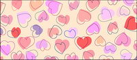 Love the background can be shaped vector material
