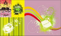 element vector pattern material