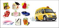 Vector icon several fine material