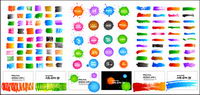 Fashion ink element vector material-3