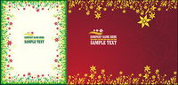 lovely flower lace material vector