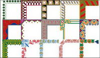 Simple practical border vector Series -1 (50P)