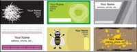 Some card template vector material