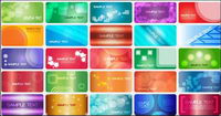 Flower Vector Background Material Card 2